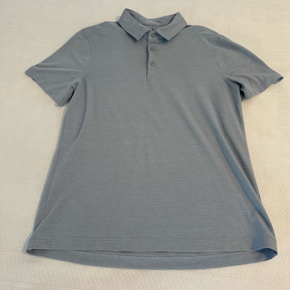 Lululemon Evolution Short-Sleeve Polo Shirt, pique, size M